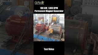 Test superato, pronto per la spedizione: record di test reali del generatore a magneti permanenti