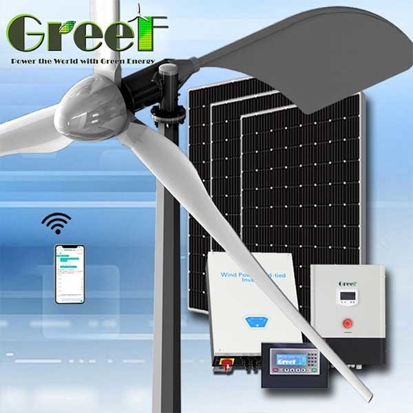 Generatore eolico orizzontale ad alto rendimento 1KW 3KW 5KW 10KW di asse di CA di 3 fasi per la nave marina