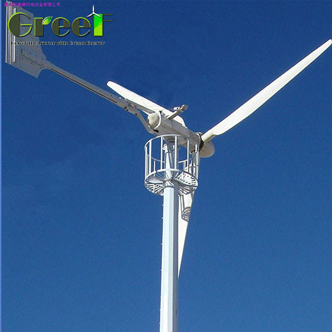 Sistema attivo di protezione IP54 Generatore di vento per asse orizzontale per la produzione di energia a bassa manutenzione