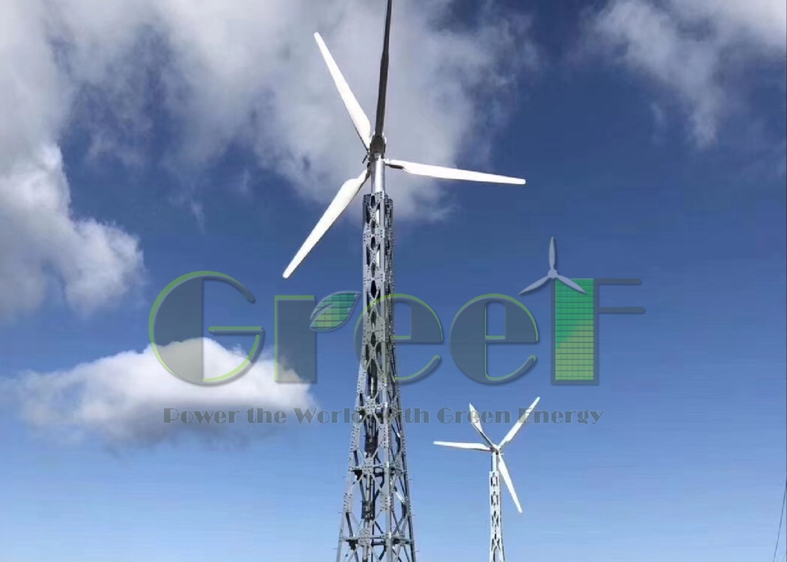 Metodo di arresto automatico del freno Turbina eolica orizzontale con pale in FRP e potenza nominale da 5 a 30 kW