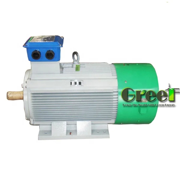 Metodo di raffreddamento ad aria da 20 rpm a 3000 rpm Generatore a magnete permanente a 3 fasi Generazione di elettricità a bassa velocità