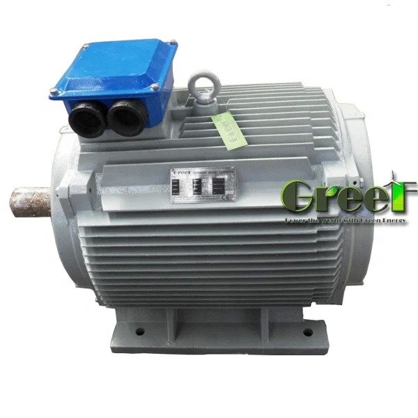 Alternatore a magnete permanente a potenza nominale di 10 kW per esigenze di generazione di energia elettrica