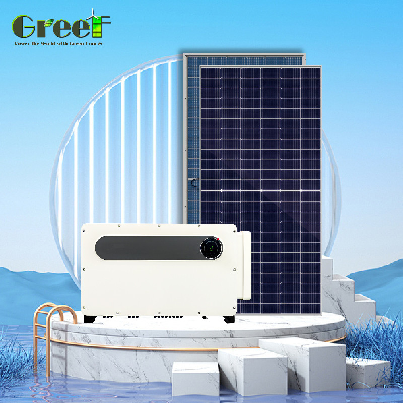Sistema solare Smart Grid Tie 1kW-100kW Capacità con contabilità netta e monitoraggio del sistema