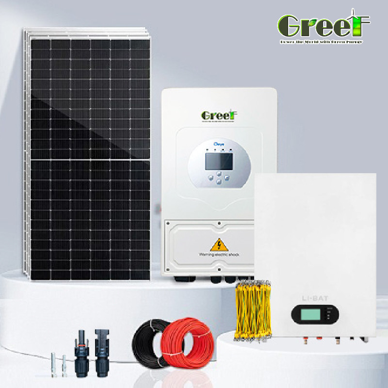 Sistema solare ibrido a onde sinusoidali pure da 8 kW a 10 kW con tensione di uscita da 110/220 V