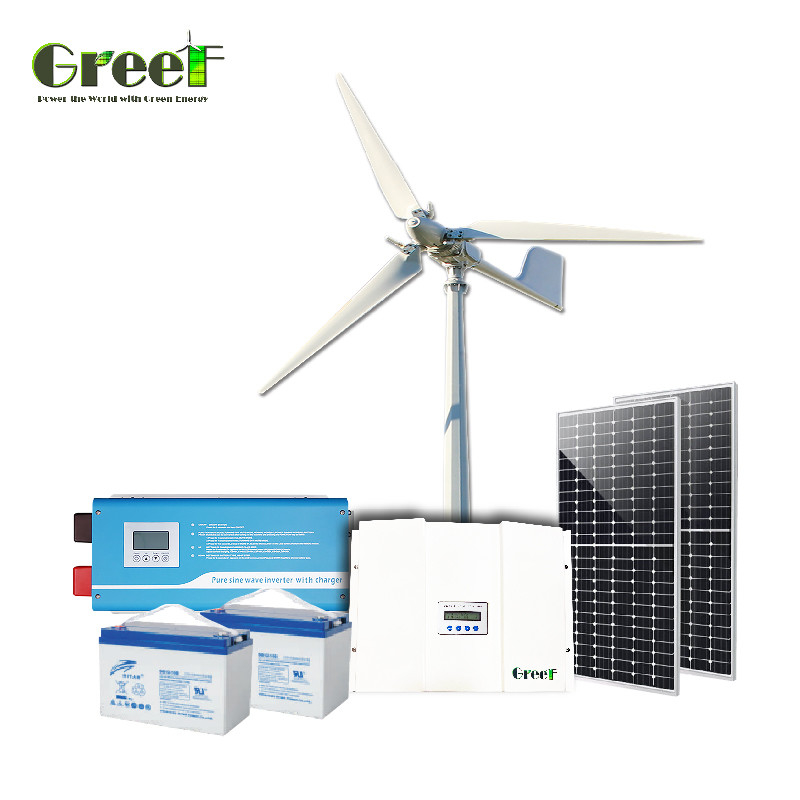 1KW-10KW Controllo LCD Off Grid Controller di energia eolica Modello GBBC con gamma di ricarica regolabile del vento