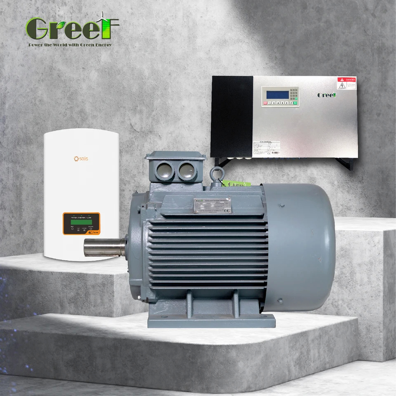 Generatore a magneti permanenti da 10kW personalizzato, tensione nominale 20rpm-3000rpm, rotazione nominale, uso domestico per turbina eolica e idraulica