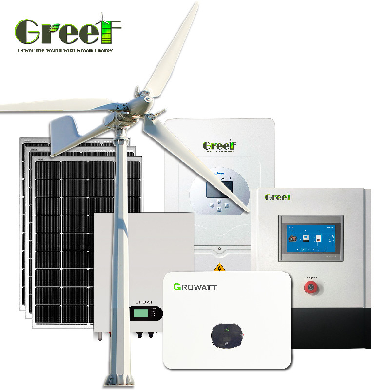 Generatore di energia solare e eolica ibrido a onda sinusoidale pura LCD con tensione di uscita 110v e 220v