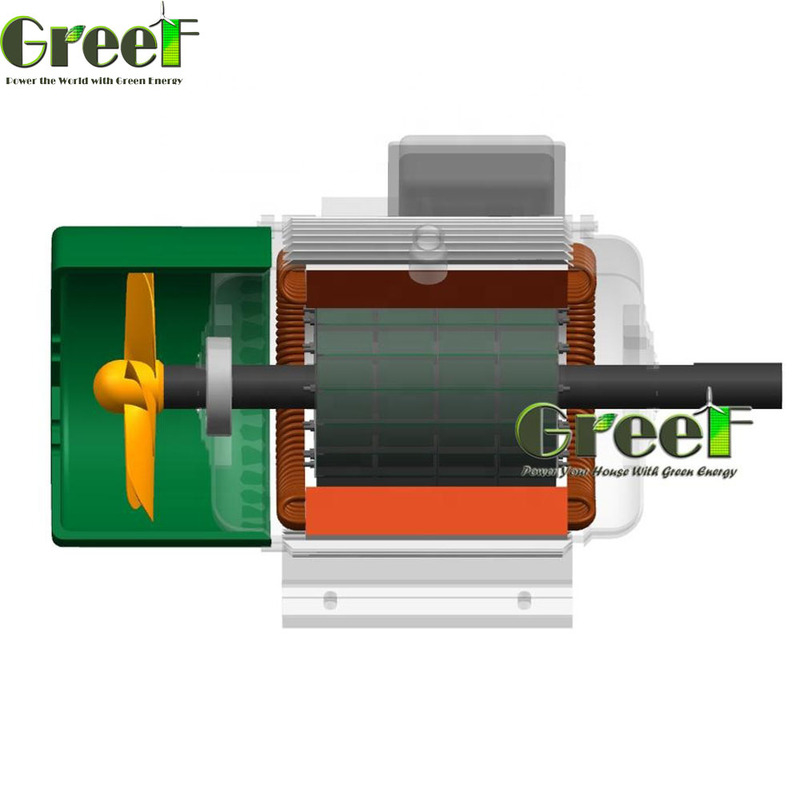Potenza nominale 0.5kW-5000kW Generatore a magneti permanenti Fino al 98% di efficienza Classe di isolamento F/H
