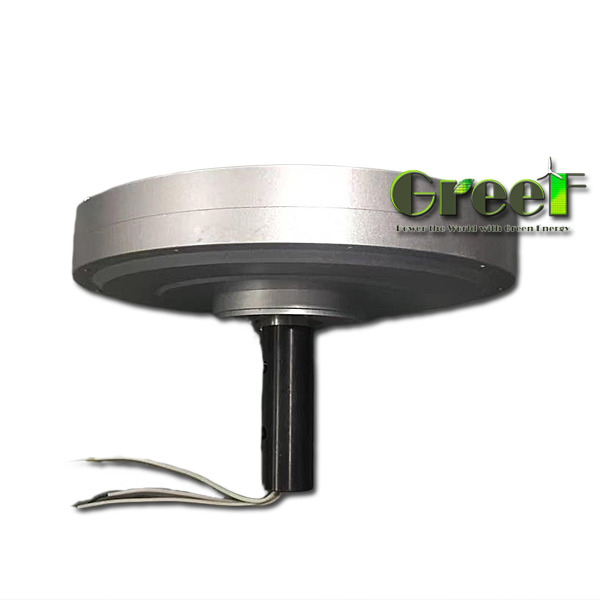 12-450V Generatore di magnete permanente senza nucleo personalizzato Rotore esterno / rotore interno Tipo di albero orizzontale e verticale