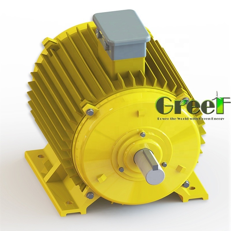 IP54 Generatore sincrono a magnete permanente con statore di rame a bassa velocità per applicazioni di macchine industriali pesanti