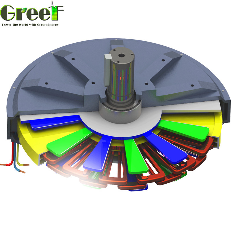GENERATORE TRIFASE A BASSO MOMENTO DI AVVIAMENTO, Corpo in Alluminio, Filo di Rame, per Applicazioni Heavy Duty
