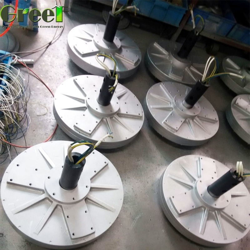 Generatore a magneti permanenti trifase senza nucleo 0,1kw-20kw IP54