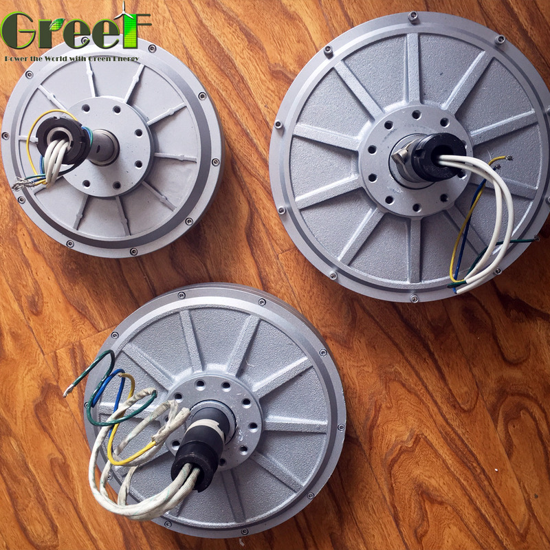 Generatore a magneti permanenti trifase senza nucleo 0,1kw-20kw IP54