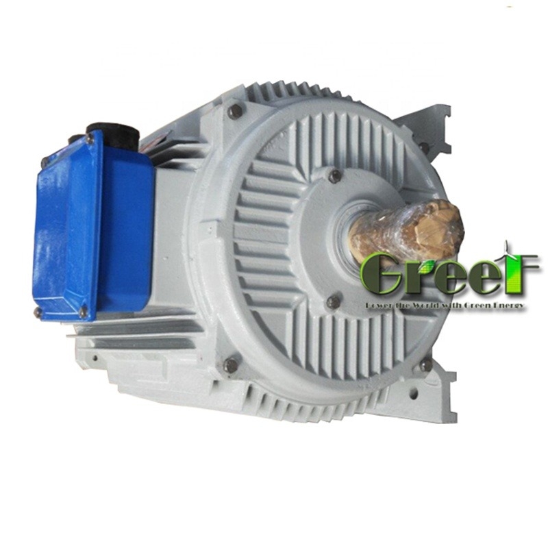 Frequenza 60/50Hz, velocità di rotazione nominale 20--3000 giri/min, generatore a magneti permanenti con motore DC senza spazzole e tecnologia di azionamento