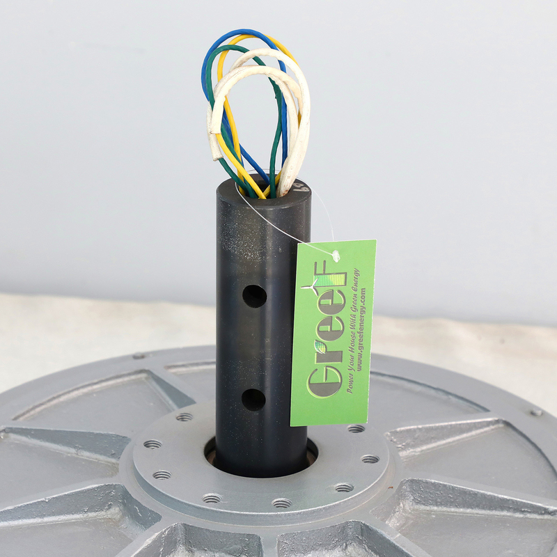 Generatore di magnete permanente a flusso assiale senza nucleo 3 fasi Generazione di energia elettrica con 3 anni di garanzia