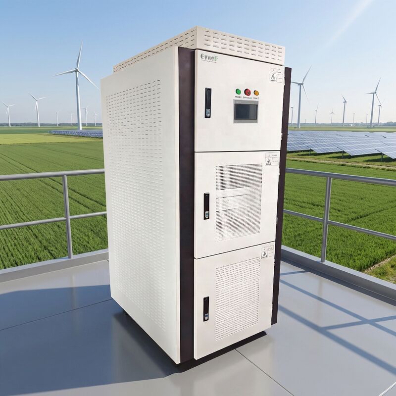 Intervallo di tensione di lavoro da 150V a 550V AC, display touchscreen con monitoraggio del guasto a terra, adatto per applicazioni smart, convertitore ibrido