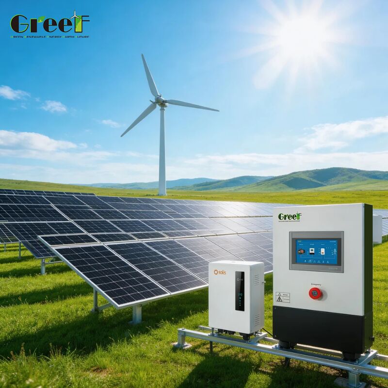 Altitudine di esercizio 4000 m Efficienza del 95% MPPT Controller Sistema solare ibrido Generatore ibrido eolico-solare