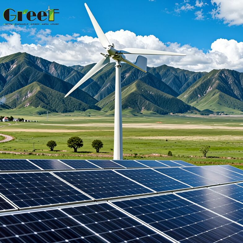Sistema solare ibrido da tetto con un'efficienza del 95% per soluzioni di energia rinnovabile fuori rete