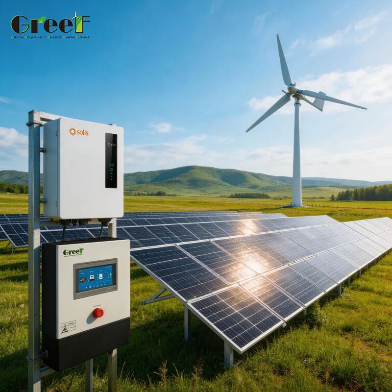 Sistema solare ibrido al 95% di efficienza con regolatore MPPT e altitudine operativa di 4000 m per uso domestico e commerciale