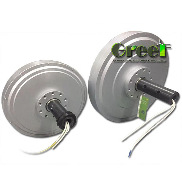 Generatore di magnete permanente senza nucleo in lega di alluminio che offre design senza nucleo e lame in lega di alluminio per soluzioni di alimentazione