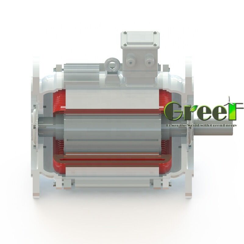 Motore a magnete permanente a 6 poli con cuscinetti SKF e elevata efficienza (>95%) per veicoli elettrici