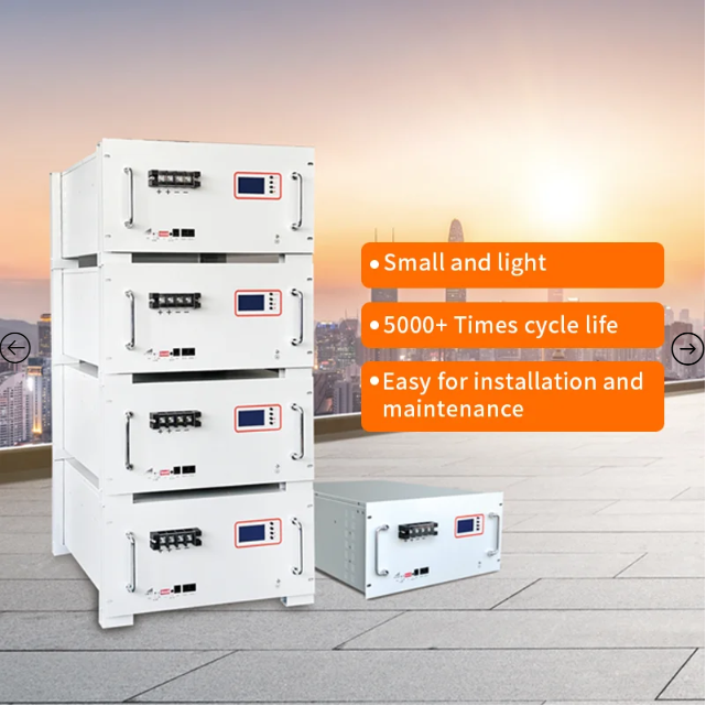 Batteria al litio ad alta tensione con protezione BMS intelligente, lunga durata del ciclo (6000 cicli) e ampia gamma di temperature (-20~65°C)