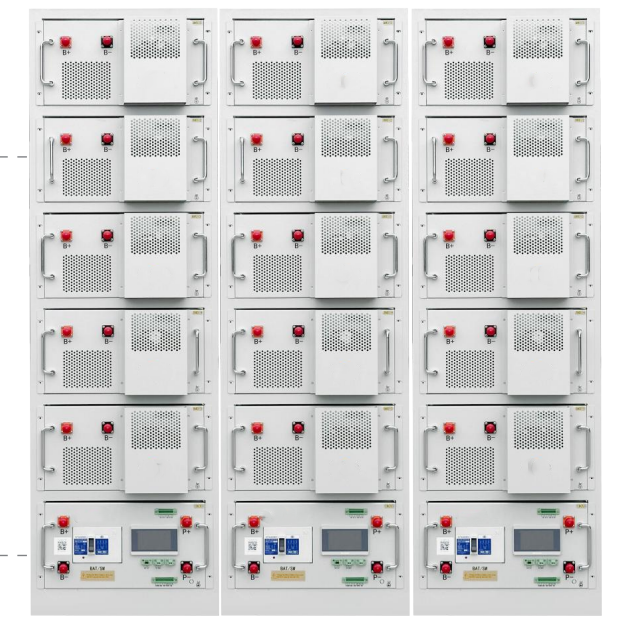 Batteria LiFePO4 con dimensioni personalizzate della batteria con 6000 tempi di ciclo e BMS intelligente per l'accumulo di energia ad alta tensione