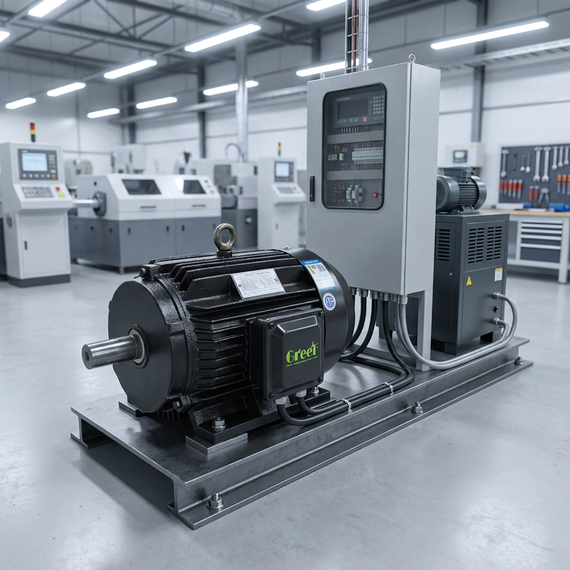 IE5 Motore sincrono a magnete permanente ad alta efficienza con efficienza del 97% e gamma di potenza da 0,55 a 315 kW