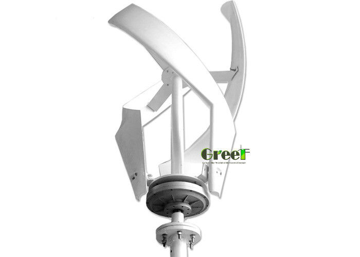 3 turbine eoliche ad asse verticale con pale in FRP ≤20db Rumore Velocità del vento di sicurezza 50m/s