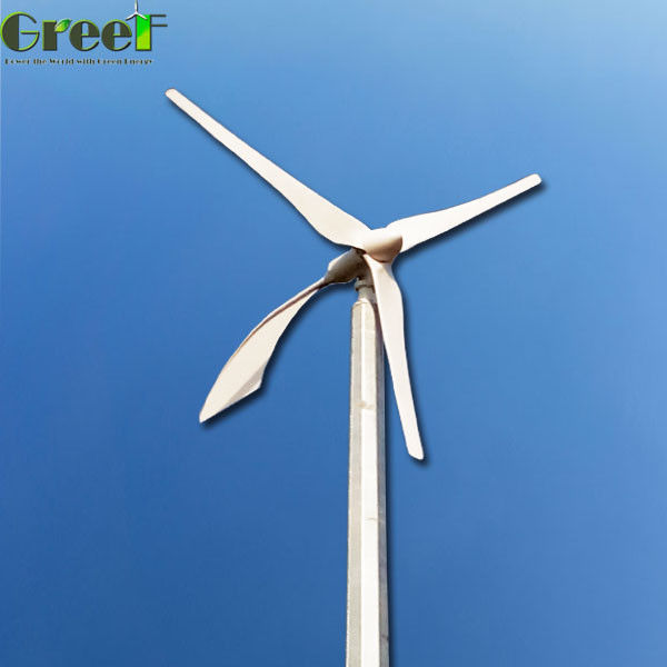 Ibrido completo del generatore eolico orizzontale completo di asse 5KW fuori da e sul sistema a griglia