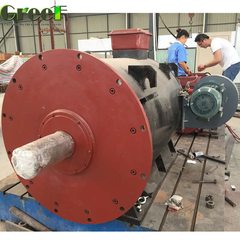 20RPM 100RPM Generatore a magnete permanente a 3 fasi a basse rotazioni 200KW 500KW Generatori Acqua Fiume PMG Inverter