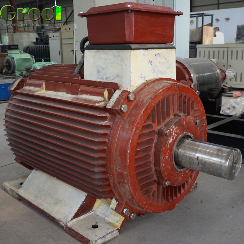 20RPM 100RPM Generatore a magnete permanente a 3 fasi a basse rotazioni 200KW 500KW Generatori Acqua Fiume PMG Inverter