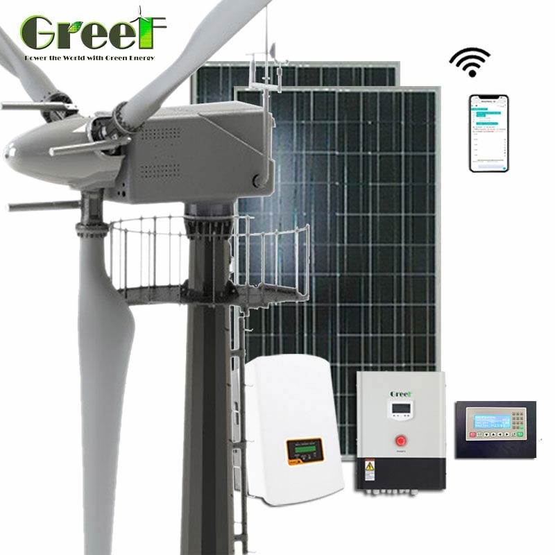 generatore eolico di controllo di passo dell'invertitore del legame di griglia del tetto 30kw per il sistema domestico di elettricità