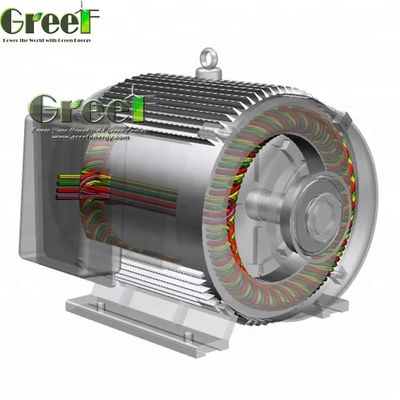 Generatore a magnete permanente da 10 kW di potenza nominale con rotazione nominale da 20 rpm a 3000 rpm